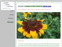 Tablet Screenshot of canadianinternetmarketing.com